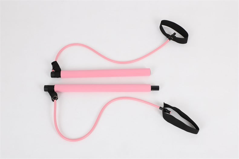 Élastique de musculation avec barre
