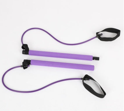 Élastique de musculation avec barre