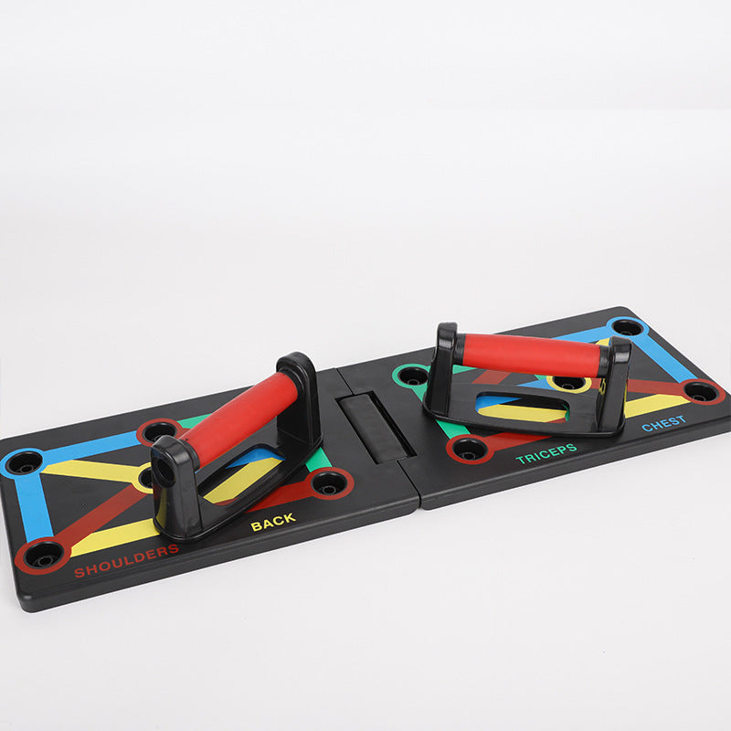 Support de planche push-up à 9 fonctions pour gymnastique d’intérieur