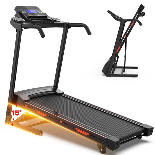 Tapis roulant à roues faciles à déplacer avec porte-gobelet et moteur de levage